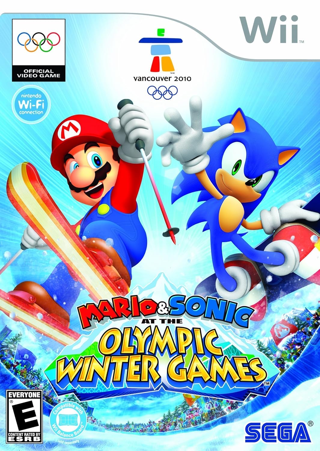 Mario and Sonic at the Olympic Winter Games - Wii - No Manual